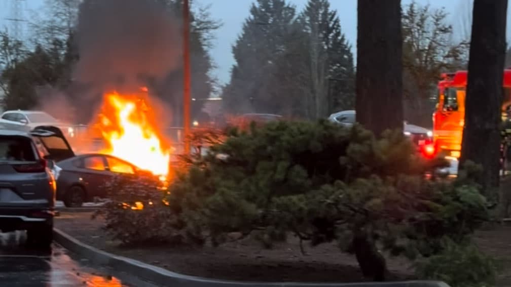 Kirkland Fire Department responds to EV fire in Totem Lake