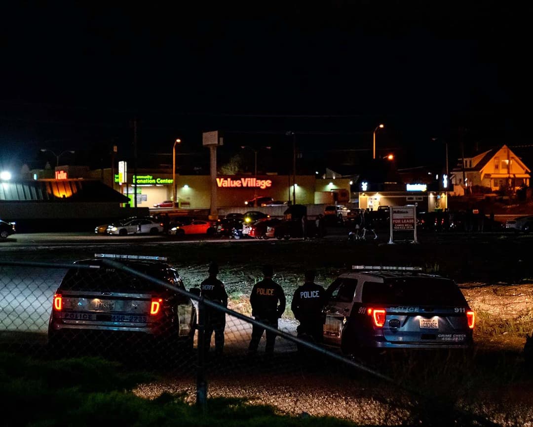 Spokane Valley PD watching the car meet