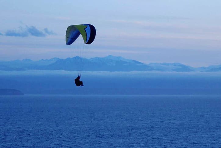 Parasailing photos Fort Ebey