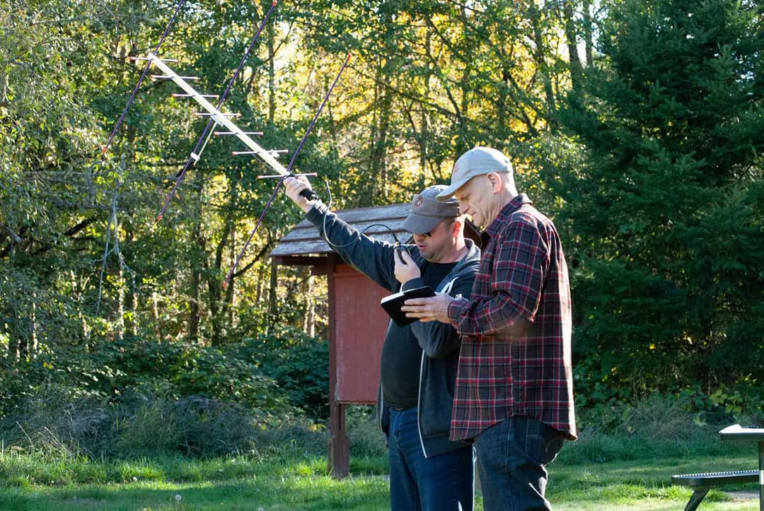 HAM radio meetup on Cougar Mountain