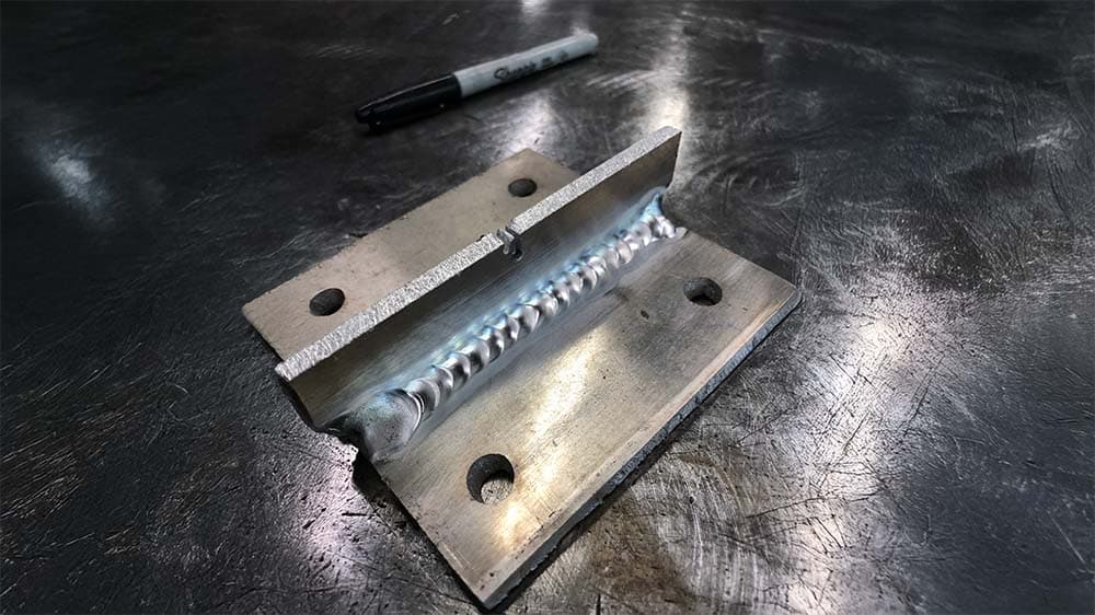 Weld test in Bainbridge