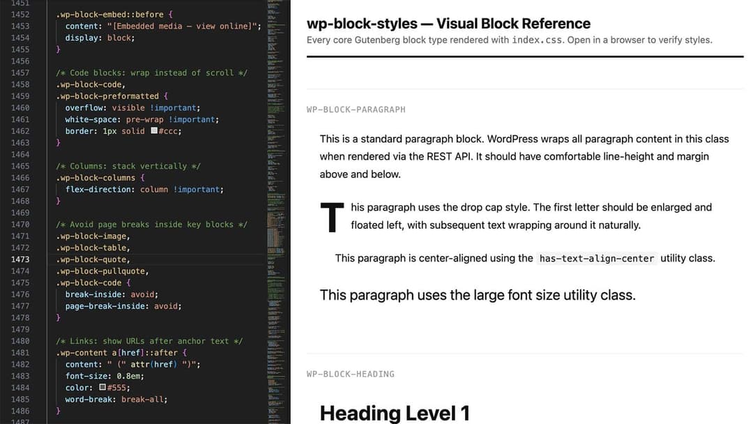 Styling the WordPress REST API in Next.js, React, and Beyond – Introducing wp-block-styles